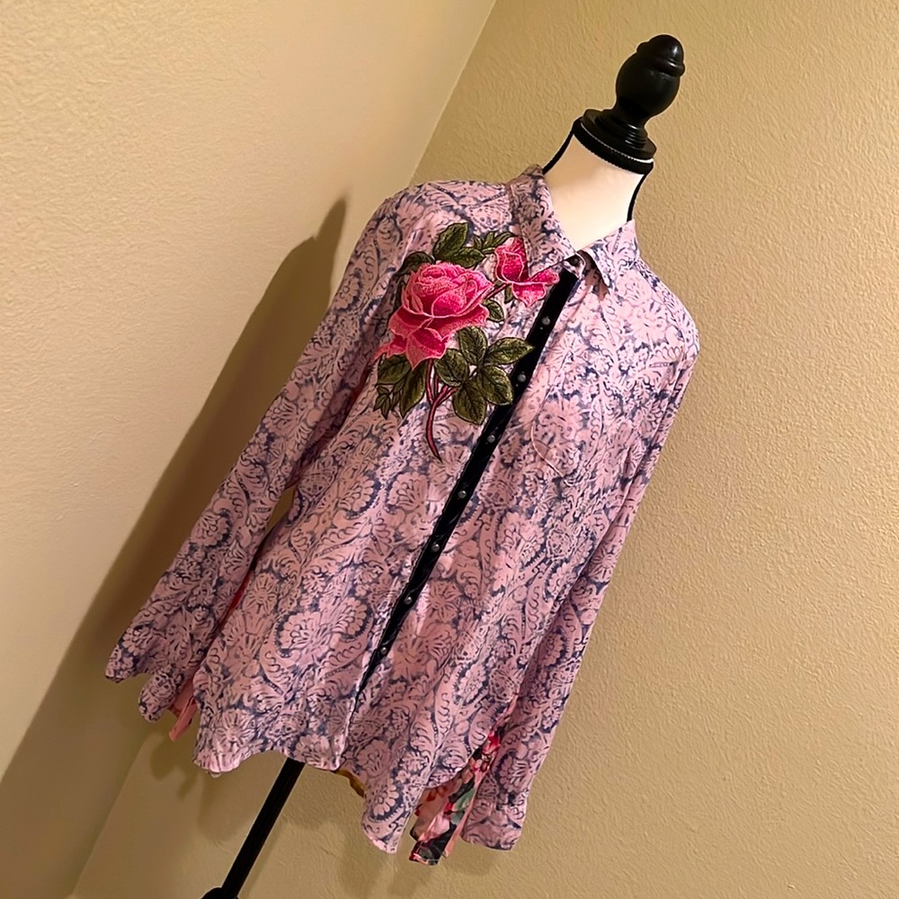 Floral Button down shirt
